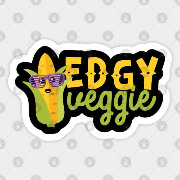 Edgy Veggie Sticker by Podycust168